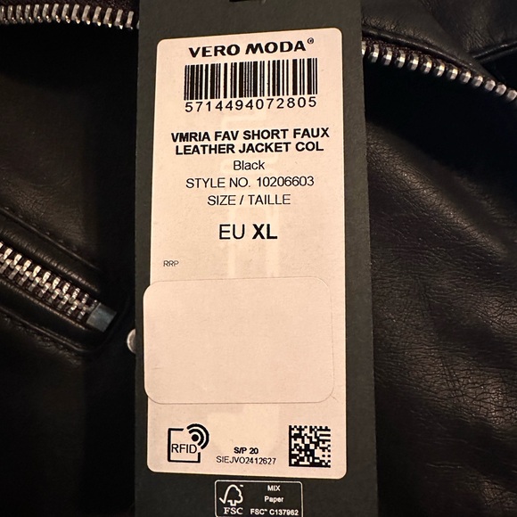 Vero Moda black biker jacket - Picture 3 of 3